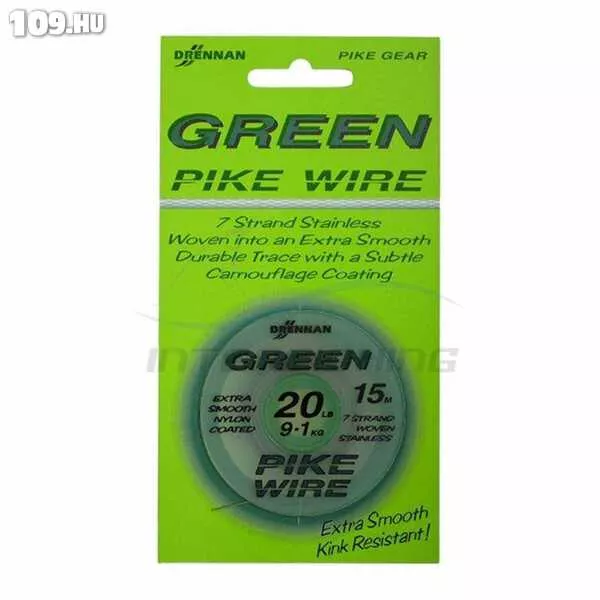 Előkezsinór Drennan Green Pike Wire